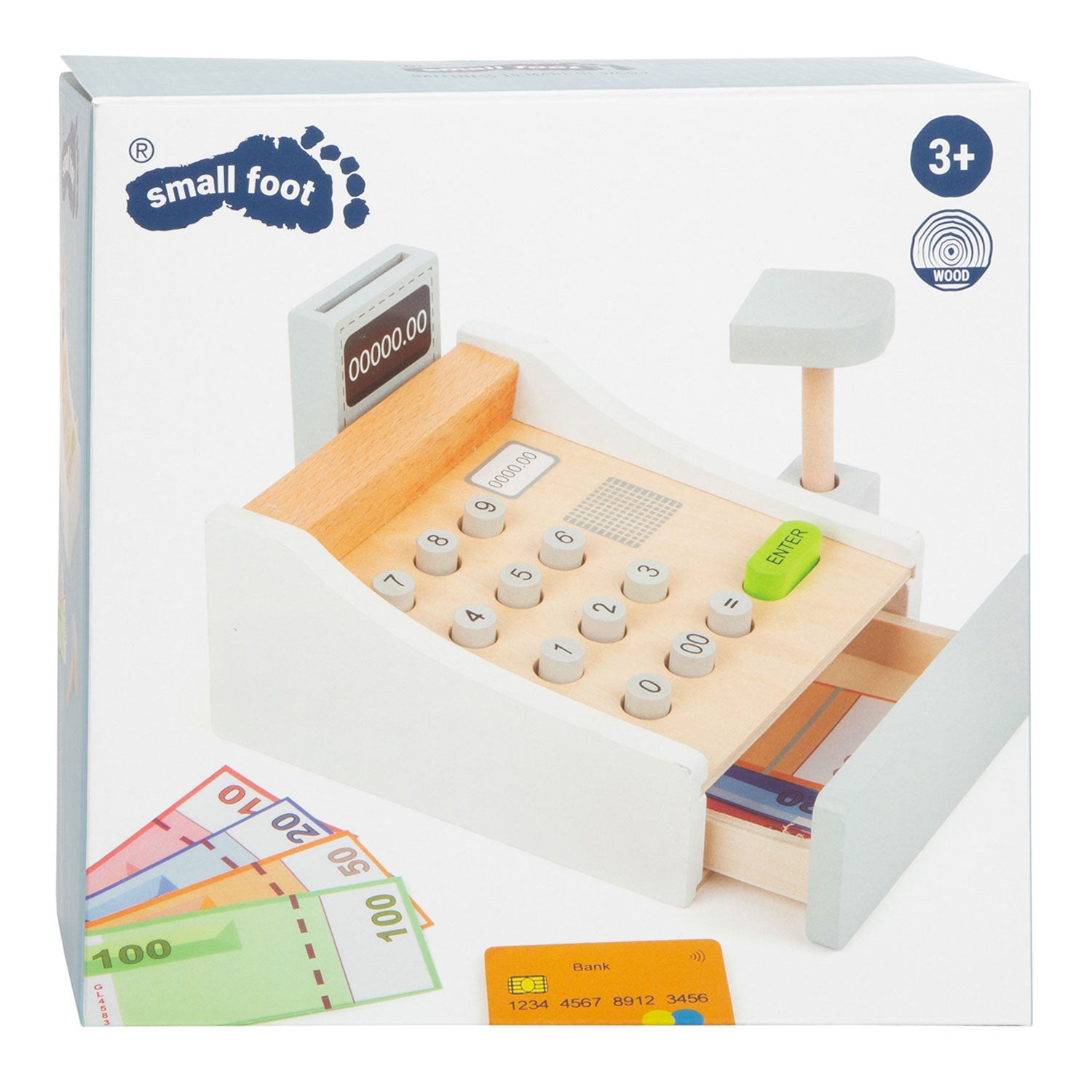 Small Foot Houten Speelgoedkassa met Accessoires