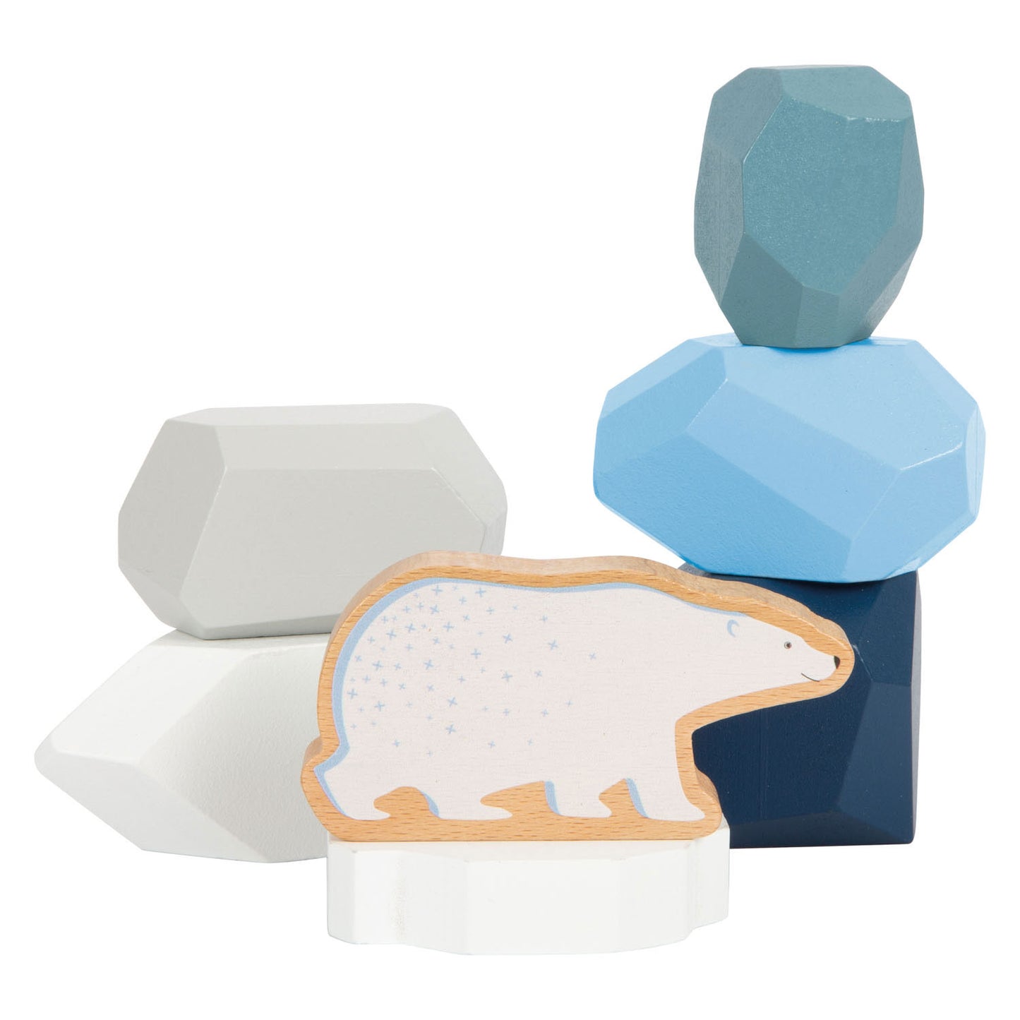 Small Foot Houten Balansstenen Arctic, 11 delig