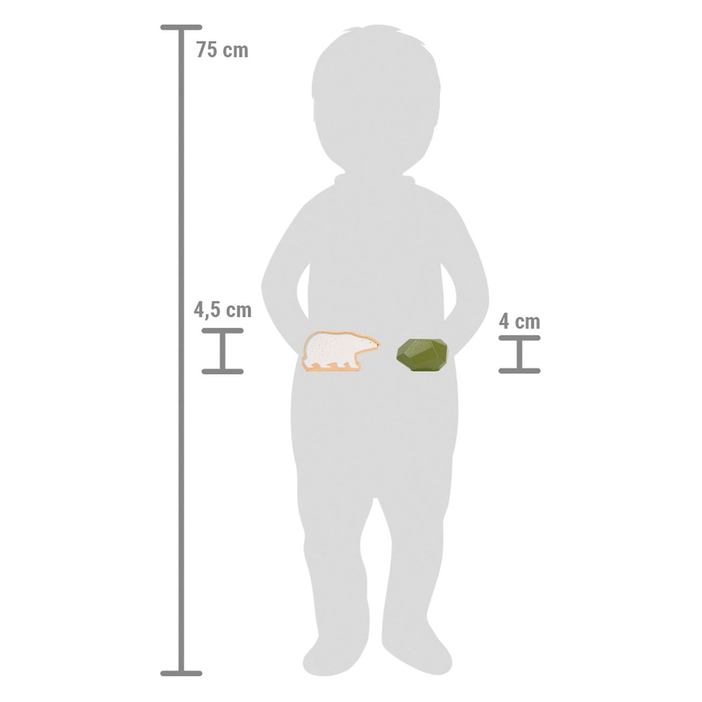 Small Foot Houten Balansstenen Arctic, 11 delig