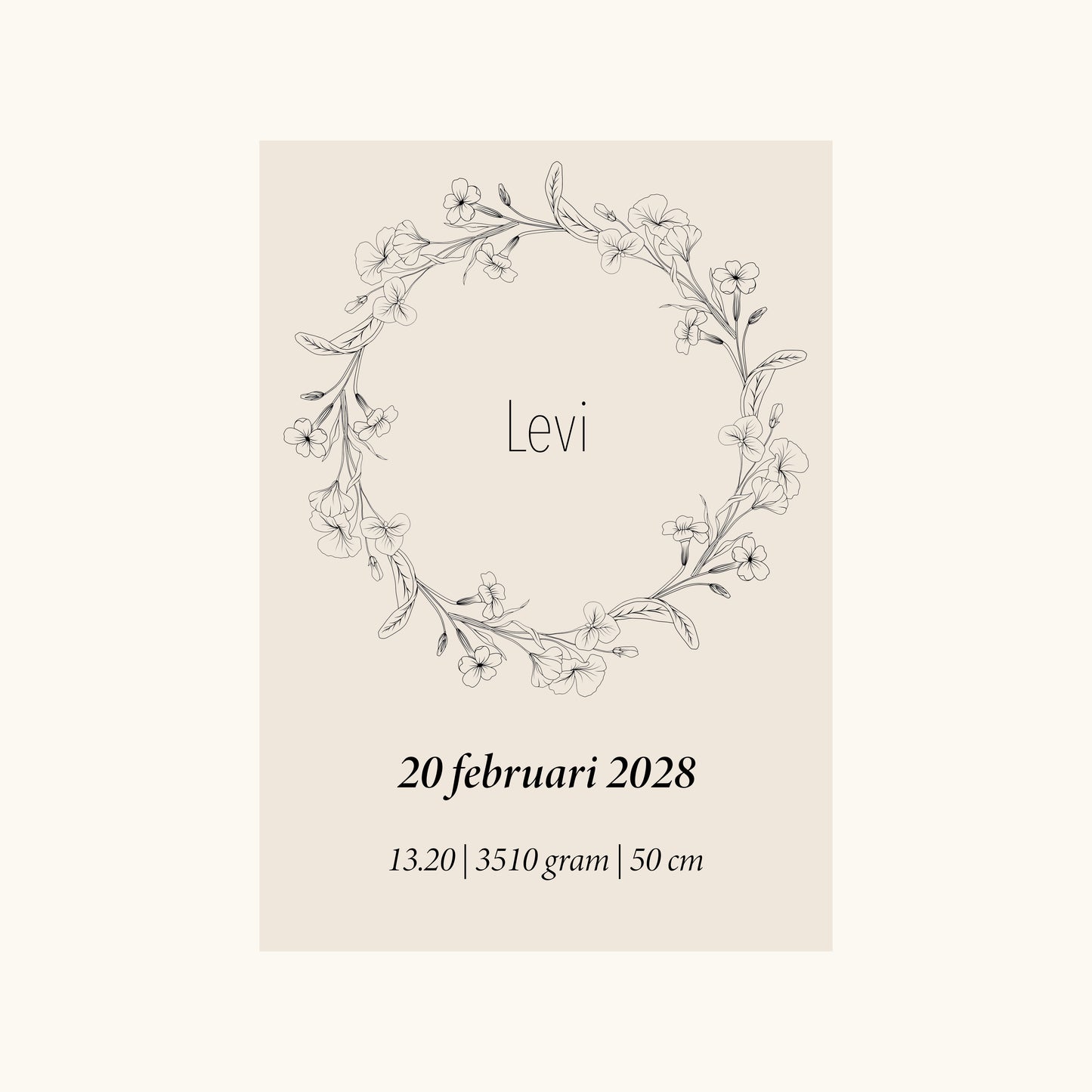 Geboortebloem Februari (Iris en Viooltje)