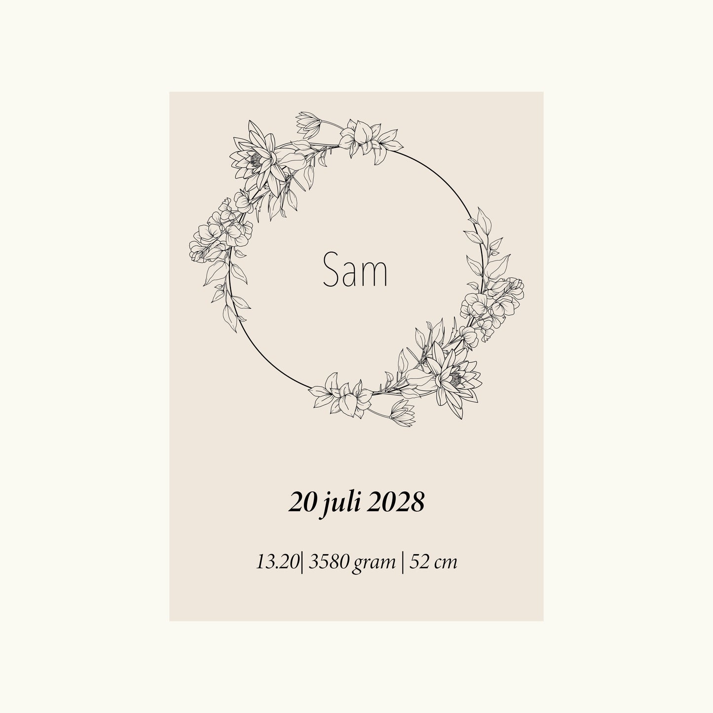 Geboortebloem Juli (Ridderspoor en Waterlelie)