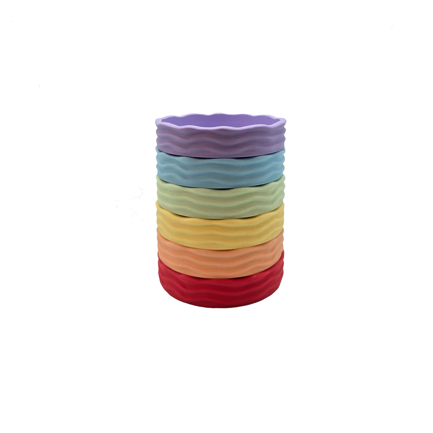 Grennn 'Wave' pastelbakjes set