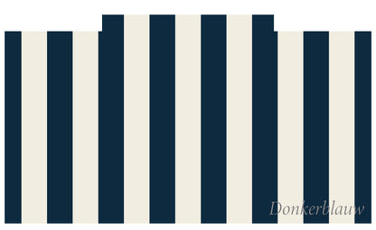 Ikea Trofast sticker, streep donkerblauw