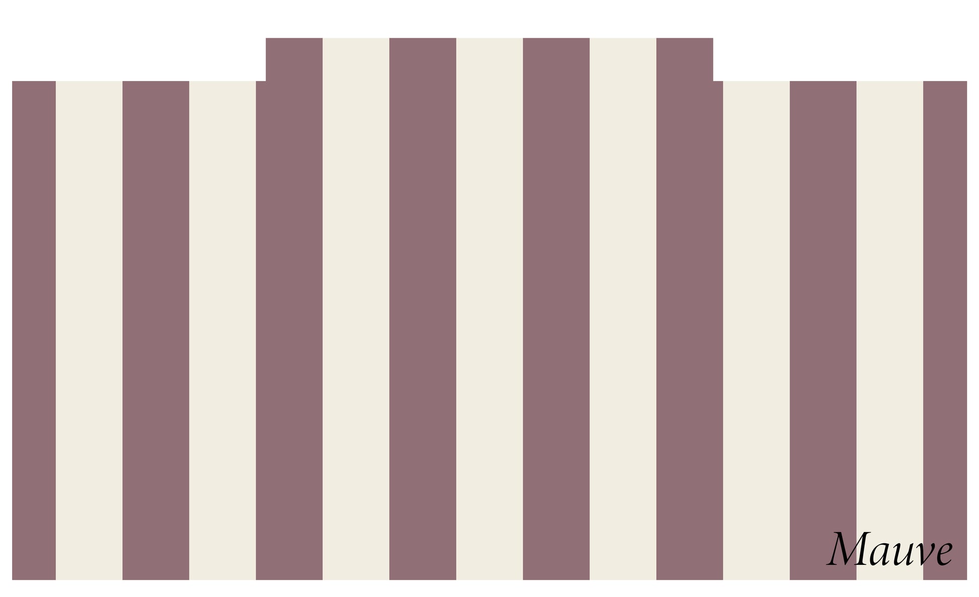 Ikea Trofast sticker, streep mauve
