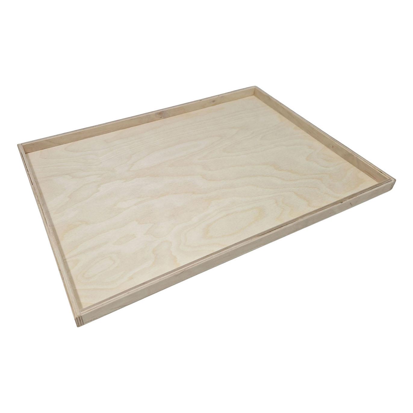 Houten deksel van multiplex 50 x 35 cm voor de Playwood speelbak, te gebruiken als afsluiting of speelbord.